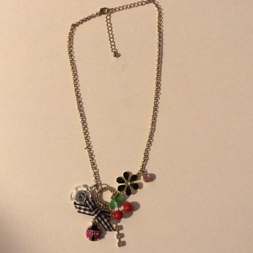 Matching necklace and earring set